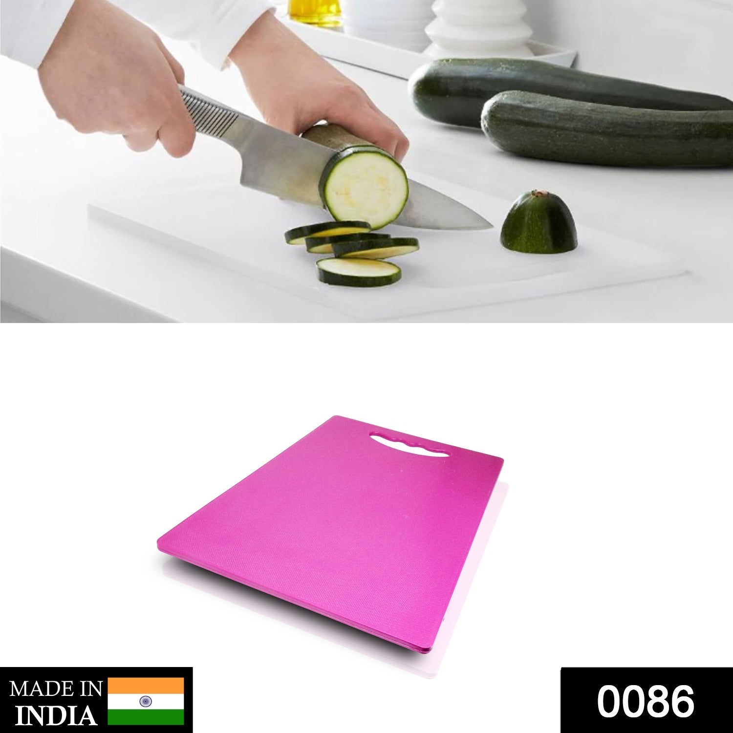 0086 Kitchen Plastic Cutting/Chopping Board