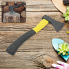 7413 Gardening Tools Hatchet Axe Fiberglass Body Rubberized Handle Wood Cutting Axe, Camping Axe, Safety Axe, Pick Axe (972 Gm)