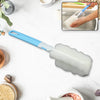 8857 Sponge Cleaning Brush Kitchen Tool Bottle Soft Brush for Dishes| Cleaning Brush Cleaner with Plastic Long Handle, Soft Dish Washing Foam Cleaning Brushes For Cups Mugs Kettles Wine Glasses and Baby Bottles (1 Pc)