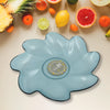 5535 Flower Shape Plastic Dinner / Fruit Plate  / Tray / Snacks / Breakfast Plate friendly Plastic Plate for Kids Party Supplies Birthday Holiday Party Dinnerware Supplies (1 Pc)