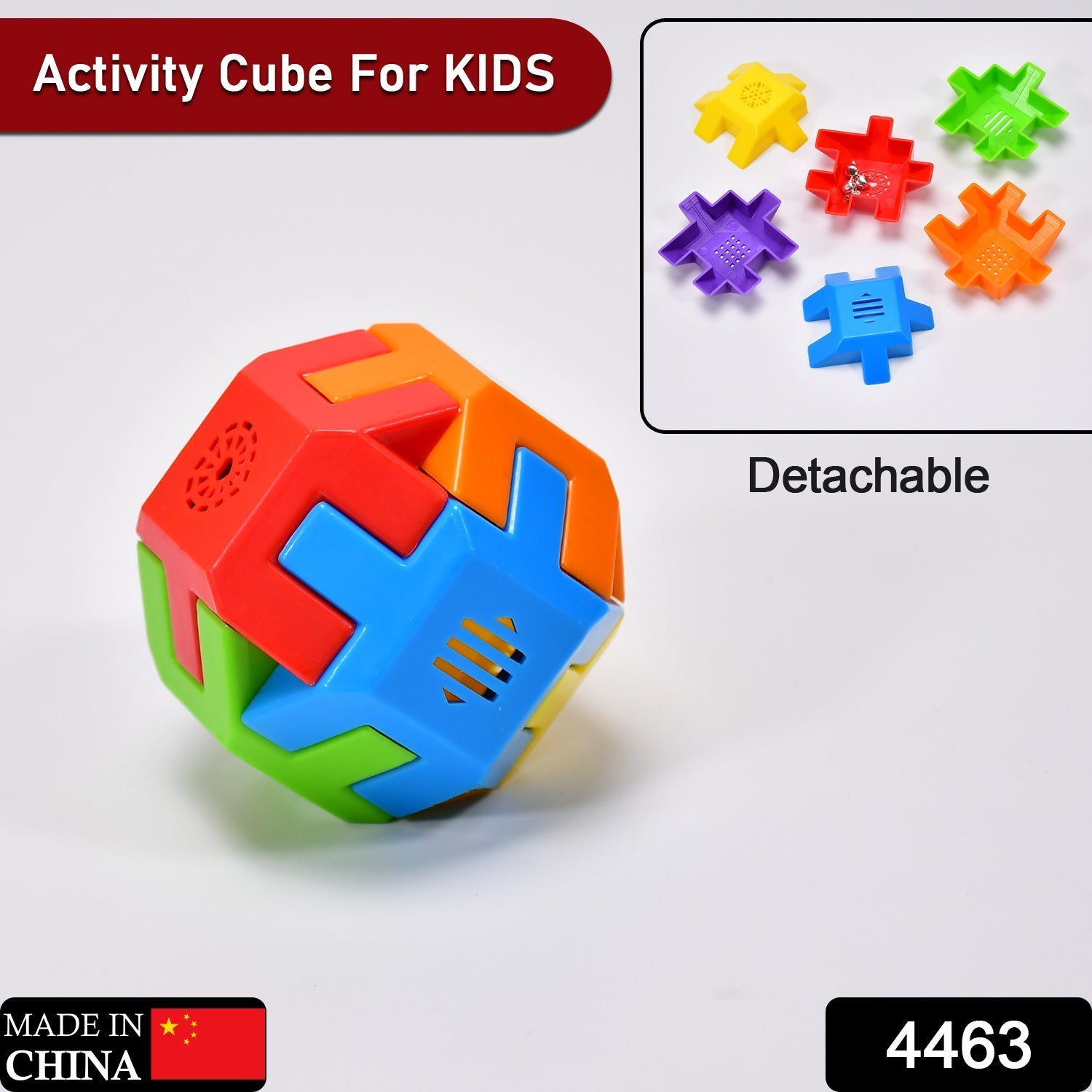 4463 Octa Cube Activity Cube - Multicolor