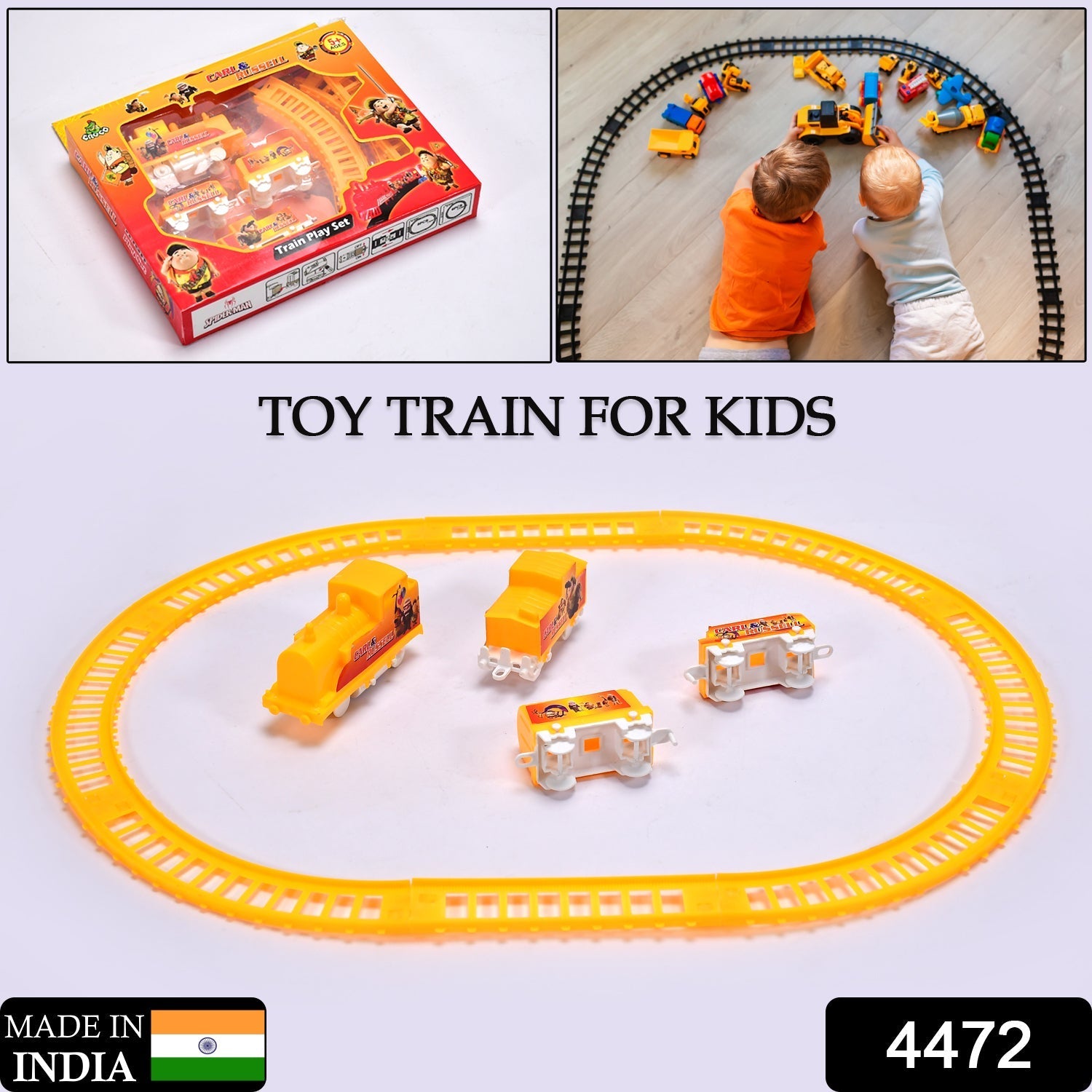 4472 Kids Toy Train High Speed Big Train Play Set Toy Battery Operated Train Set