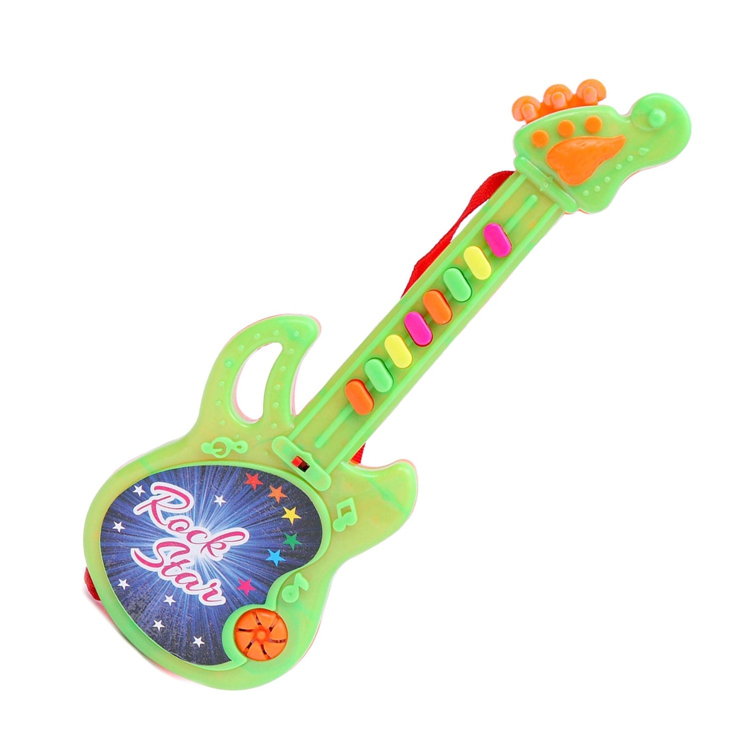 4471 Mini Guitar Colorful with Delightful Music