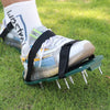 8502 Lawn Aerator Sandals, Garden Grass Aerator Spiked Sandals Green Studded Shoes for Yard Patio Garden Excavation