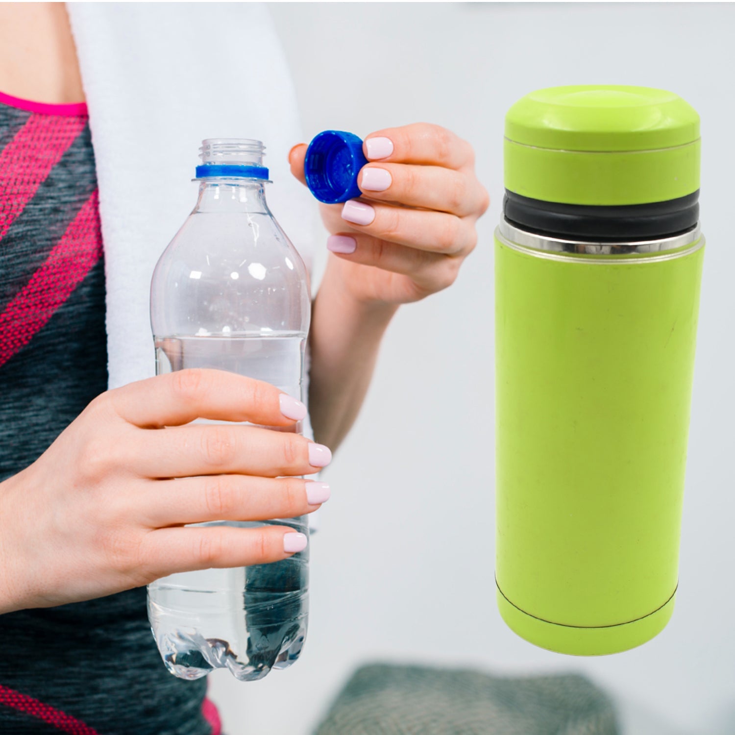 12767 Stainless Steel Water Bottle Leak Proof, Rust Proof, Hot & Cold Drinks, Gym Sipper BPA Free Food Grade Quality, Steel fridge Bottle For office / Gym / School (300 ML Approx)