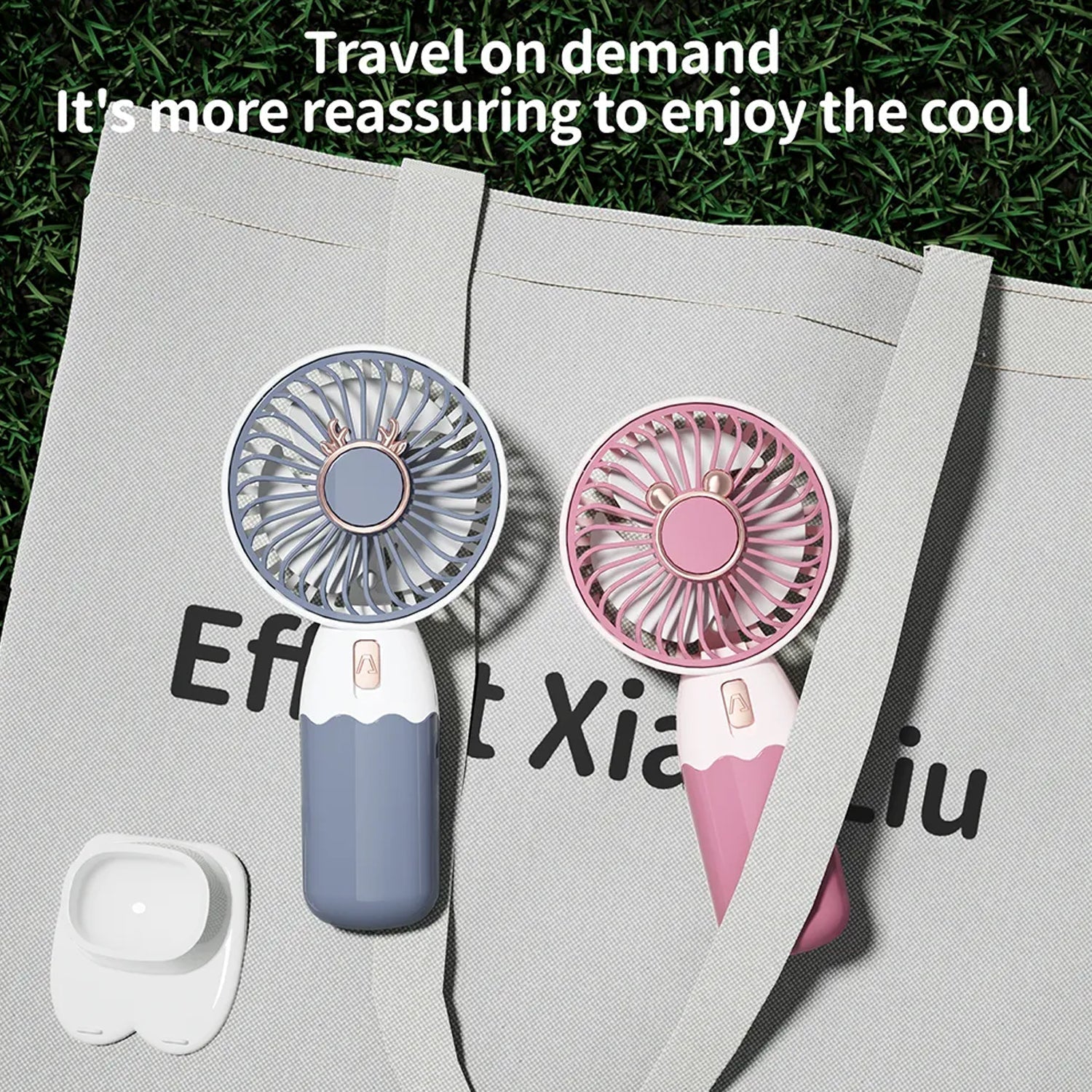 479 Mini Fan Rechargeable Table Fan Handheld Fan USB Fan Desk Fan Cooling Fan For Home , Office , Car, & Multi Use Fan 