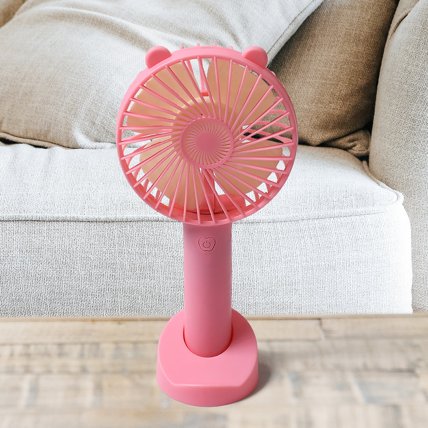 4813 PORTABLE CLASSIC HAND FAN TABLE FAN 3 STEP SPEED SETTING FAN PERSONAL DESK FAN SUITABLE FOR OFFICE , SCHOOL & HOME USE (battery not included)