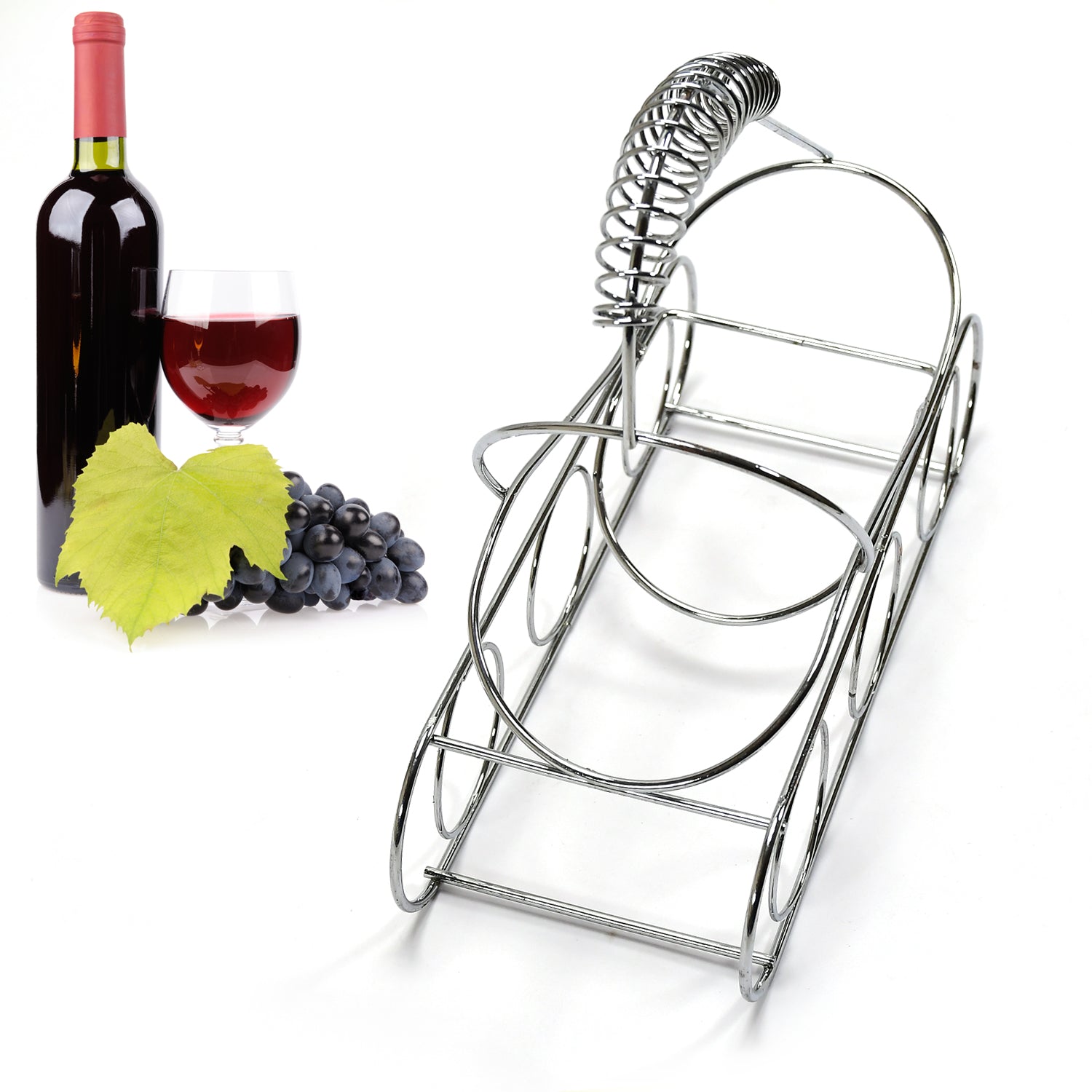 5160 Wine Bottle Rack Steel 25cm For Party & Wedding Use