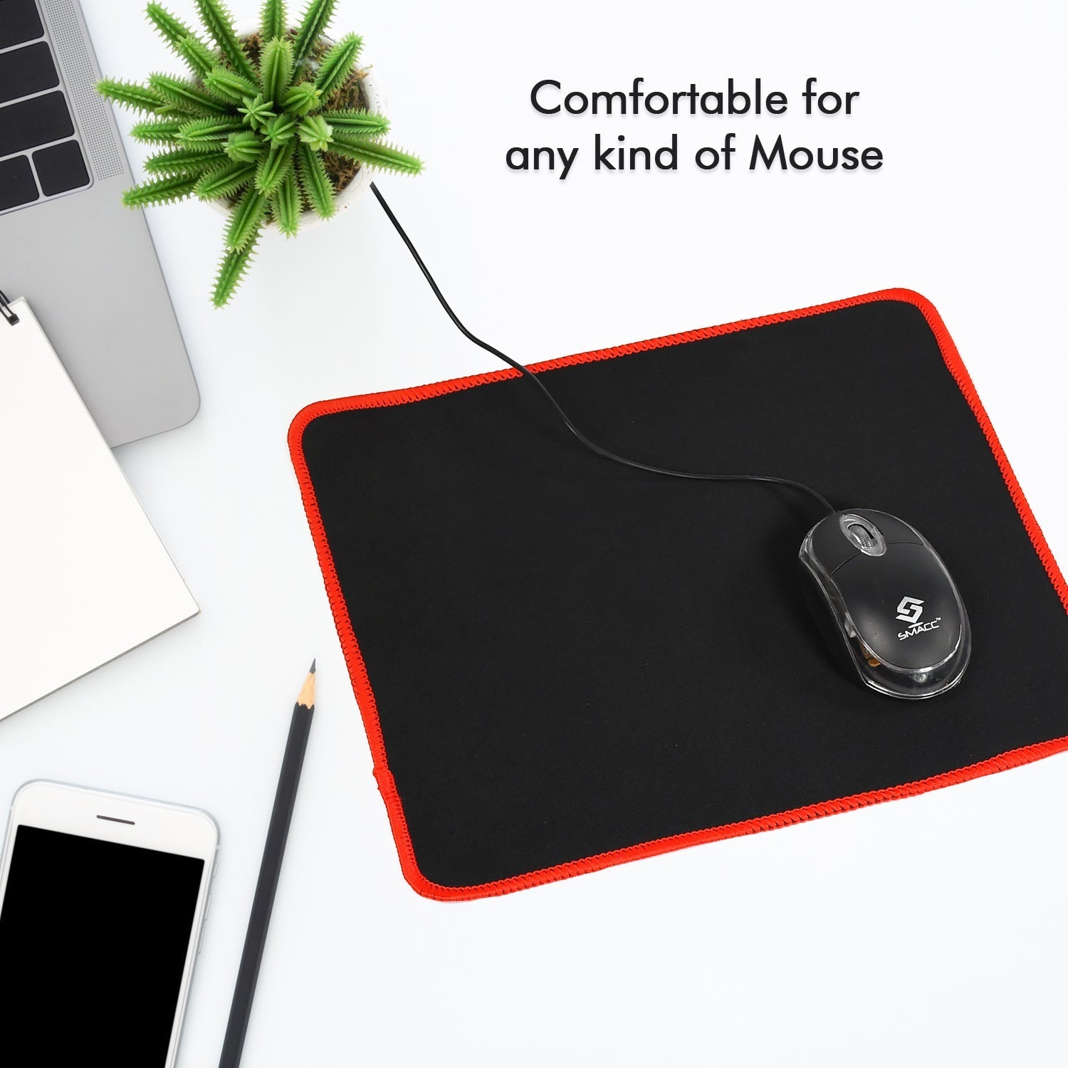 6177 Gaming Mouse Pad Natural Rubber Pad Waterproof Skid Resistant Surface Pad For Gaming & Office Use Mouse Pad