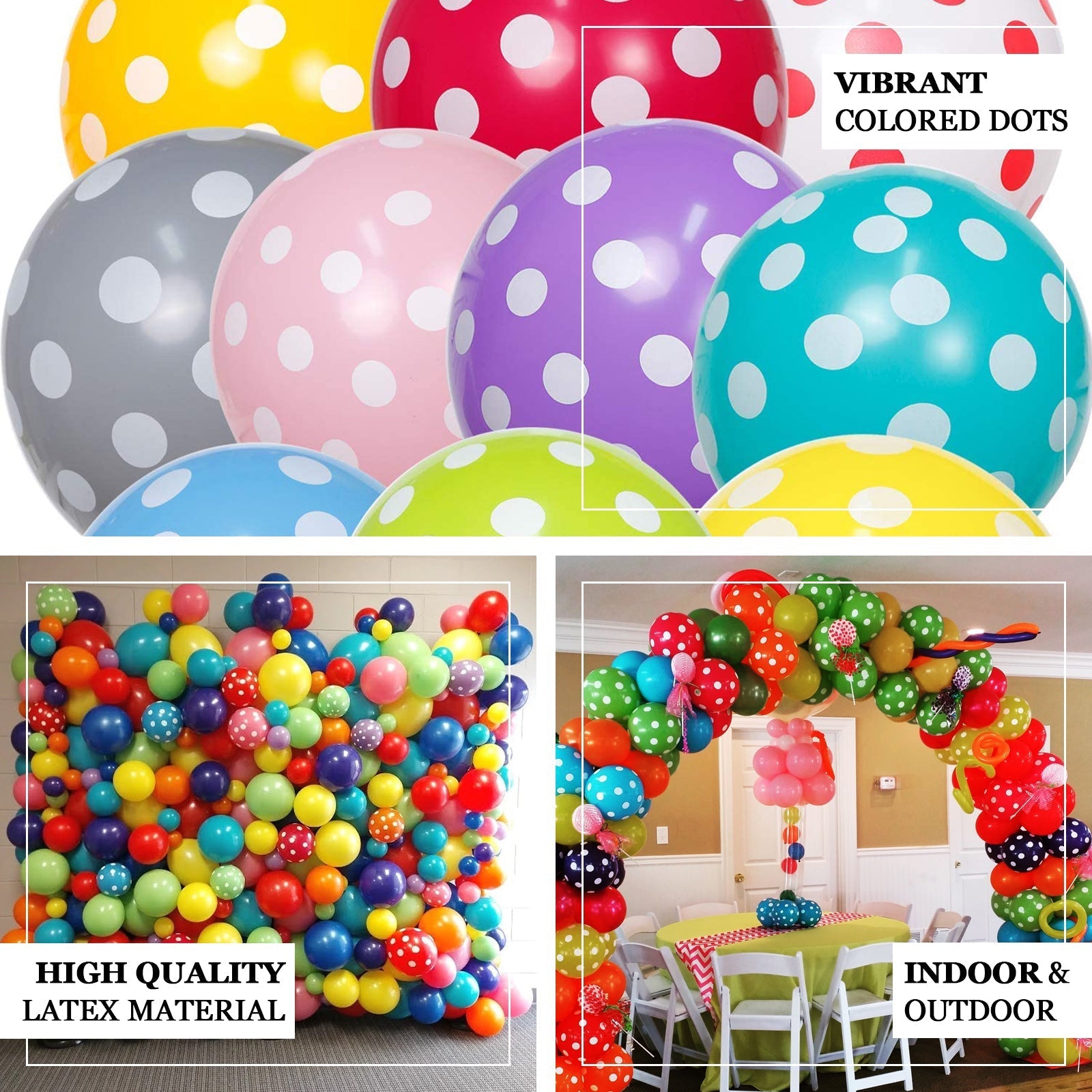 1136 Balloon Pack for Birthday Party Decoration & Occasions (100pack)