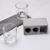 5223 2Wine  Glass & Marbal Holder New & Attractive Design For Hotel & Cafes Use