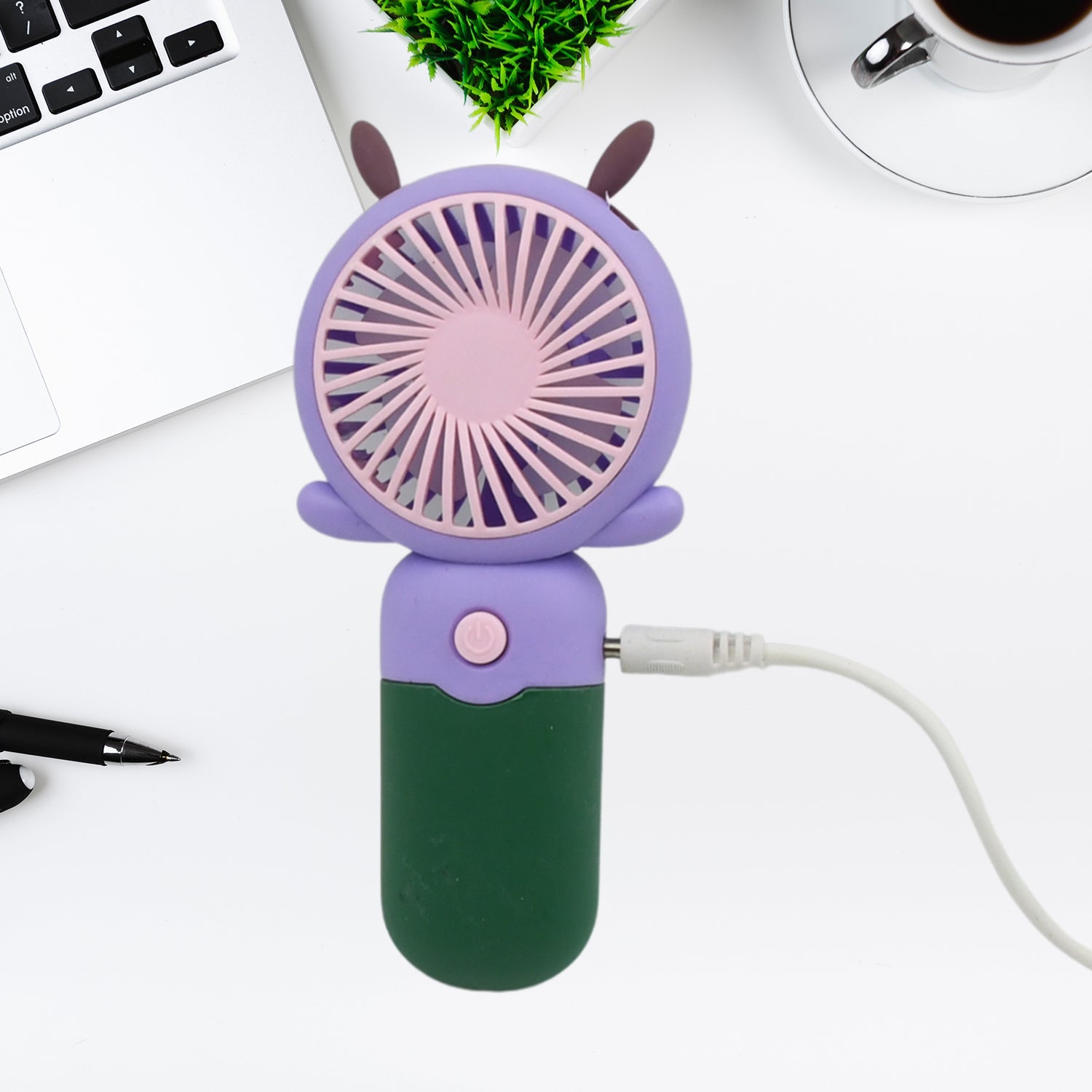 17717 Mini USB Handheld Fan, Portable and lightweight Mini Fan for Home, Office, Travel and Outdoor Use (1 Pc)