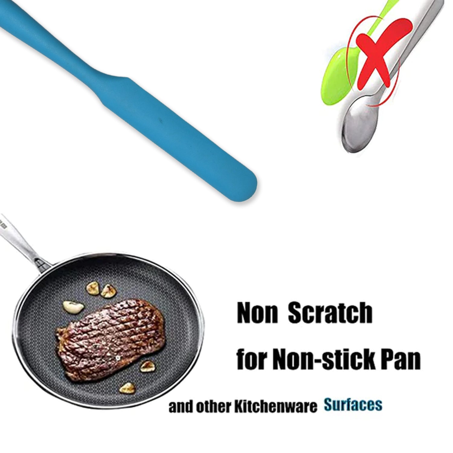 5406 Heat Resistant Silicone Spatulas Cake Spatula Scraping Baking Scraper.