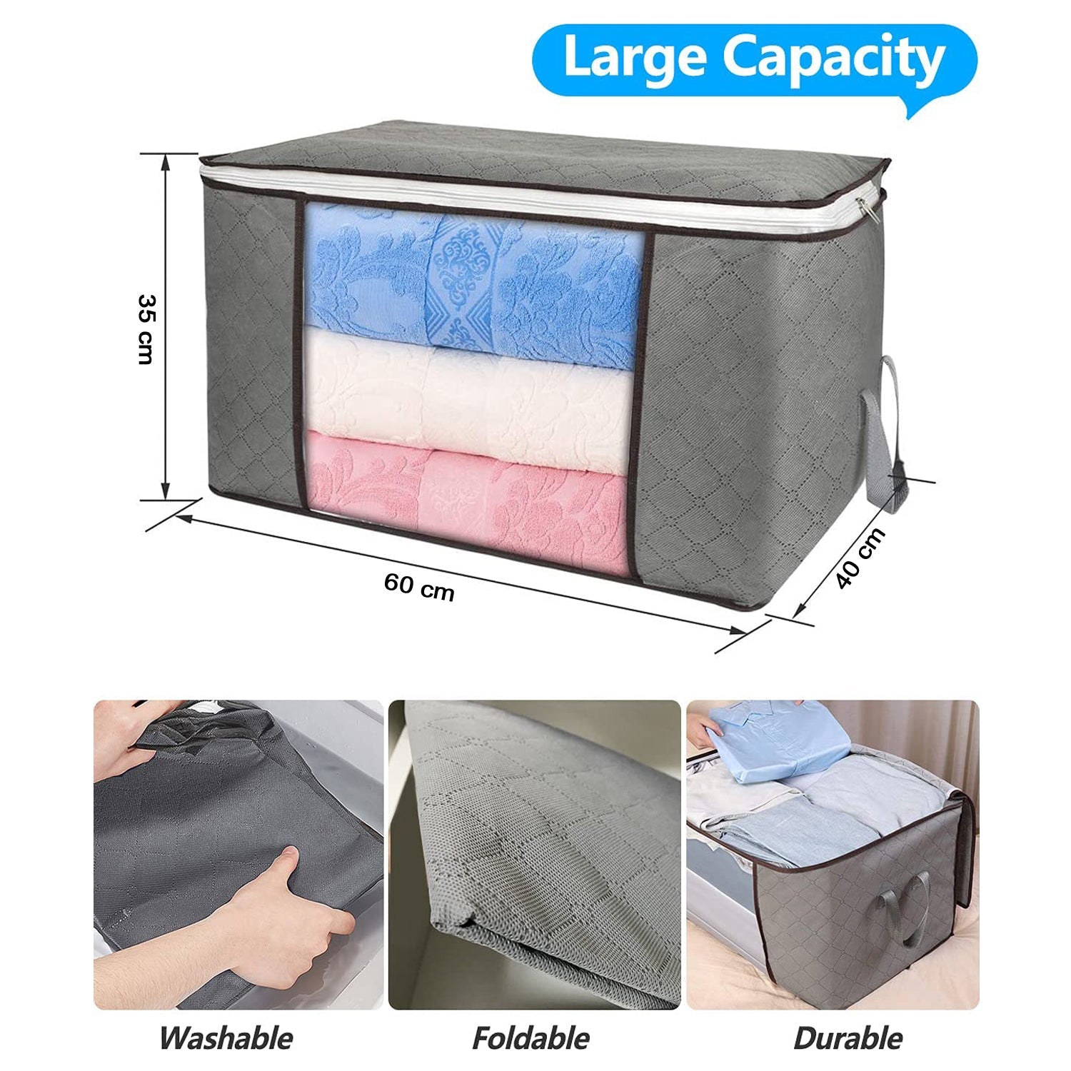 6111A TRAVELLING STORAGE BAG USED IN STORING ALL TYPES CLOTHS AND STUFFS FOR TRAVELLING PURPOSES IN ALL KIND OF NEEDS.