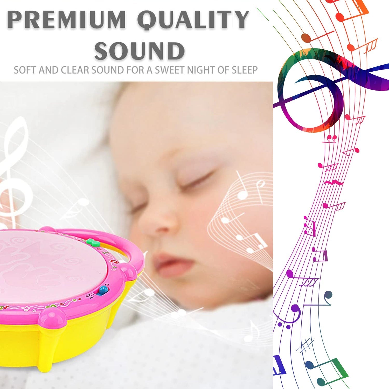 4461 Flash Drum Toys for Kids with Light & Musical Sound Colorful Plastic Baby Drum Musical Toys for Children Baby Toy Instrument Best Gift for Boys & Girls.