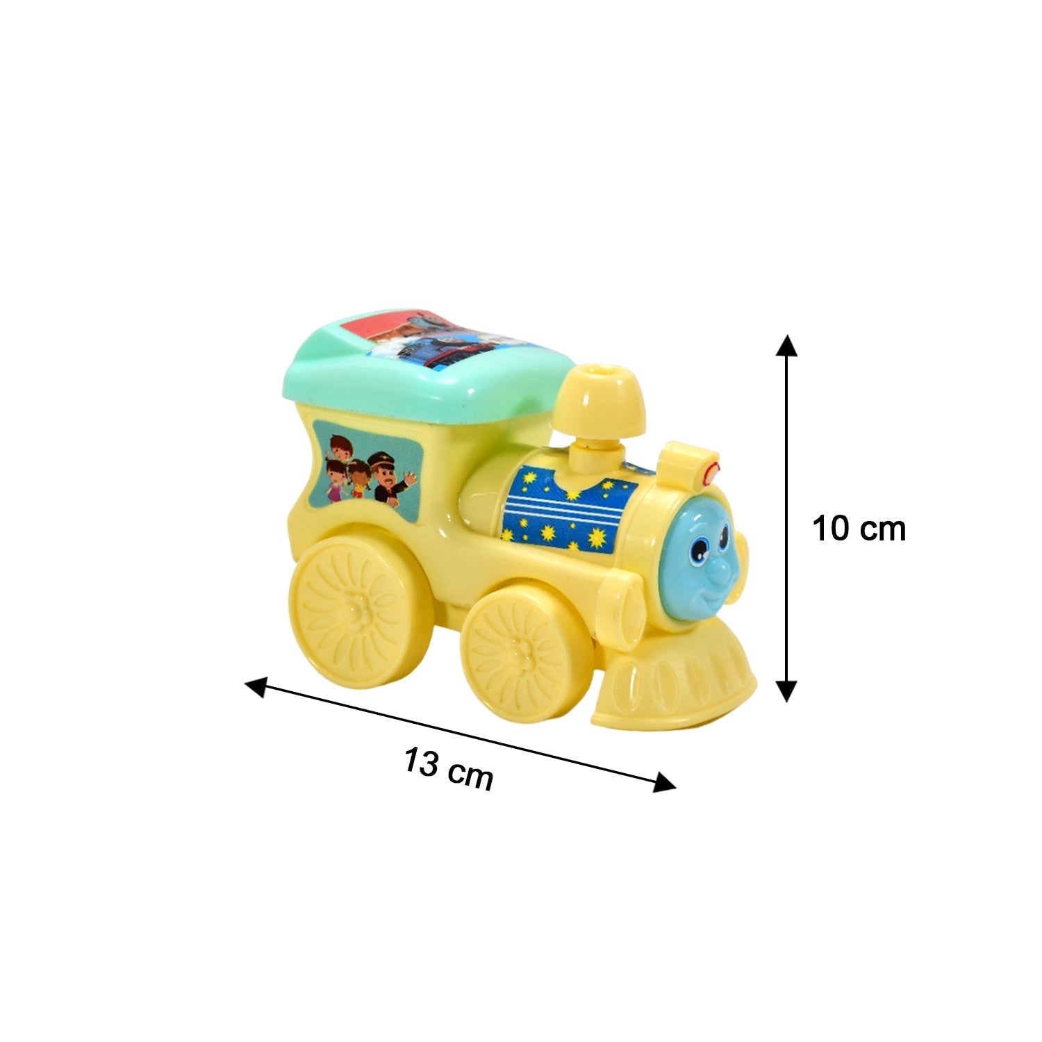 4469 Pull-Rope Racing Train Engine Toy for Kids