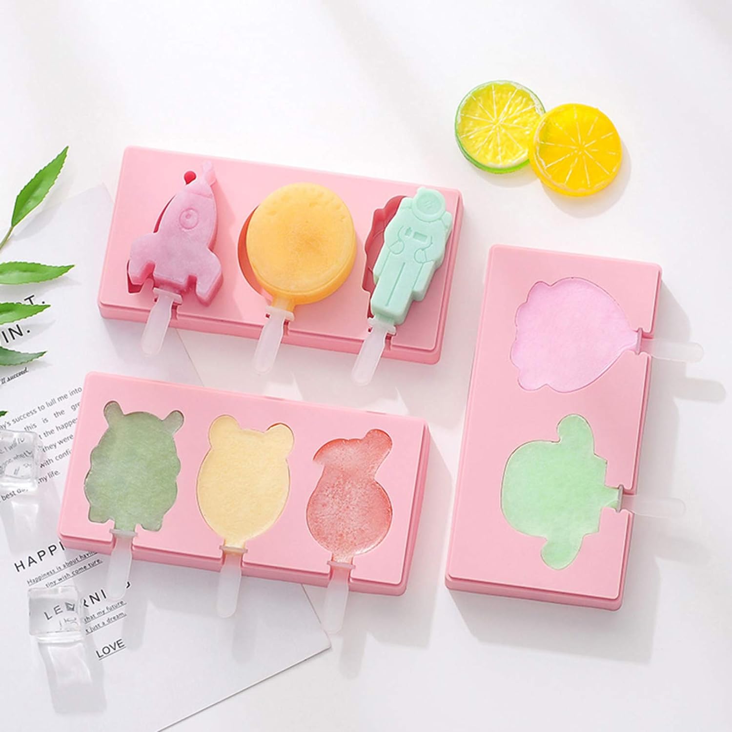 8188 Silicone Popsicle Molds, Reusable Ice Cream Molds With Sticks And Lids. A Must-Have Popsicle Mold For Summer.