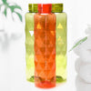 2668 3Pc Set Diamond Cut Bottle Used for storing water and beverages purposes for people.