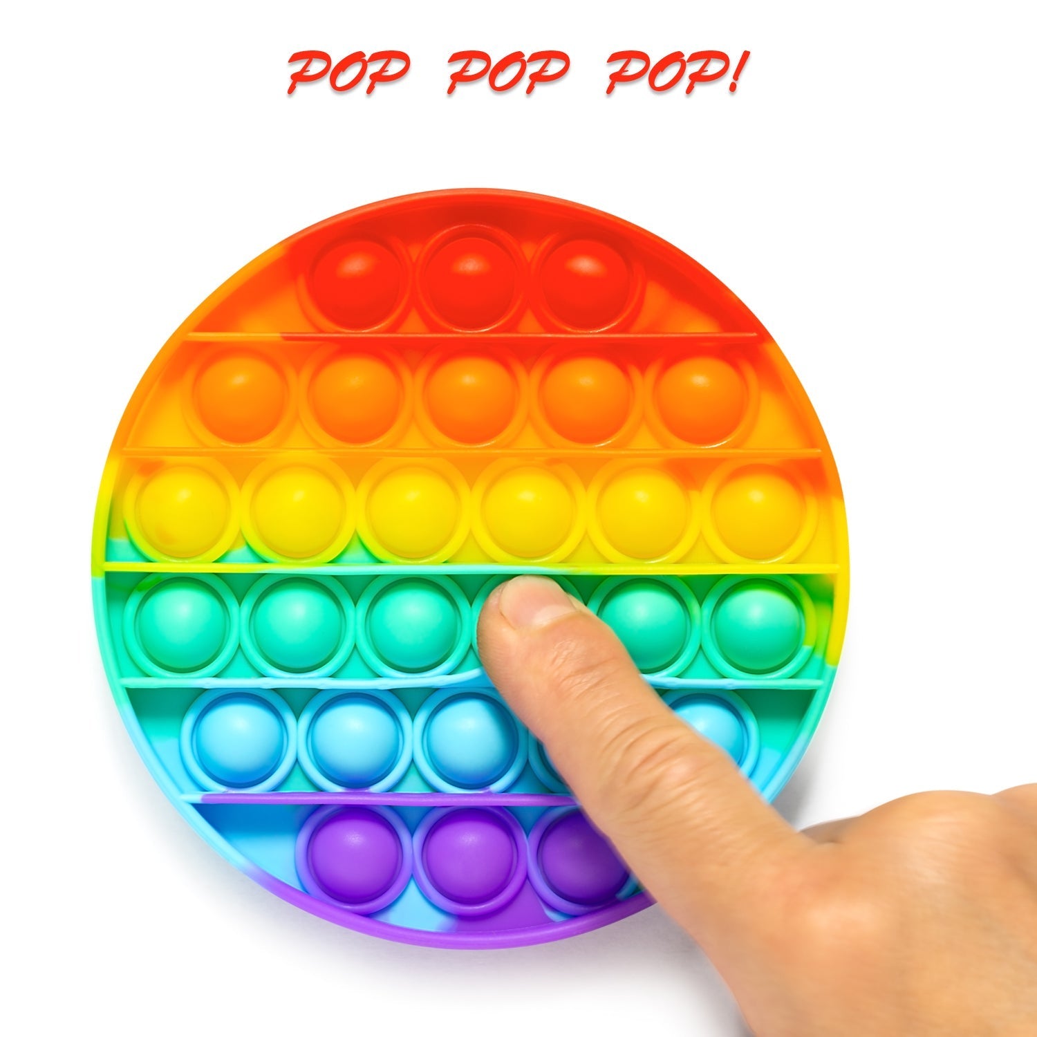 4479 Round Pop it Toy For Stress Reliever Toy 1 pc