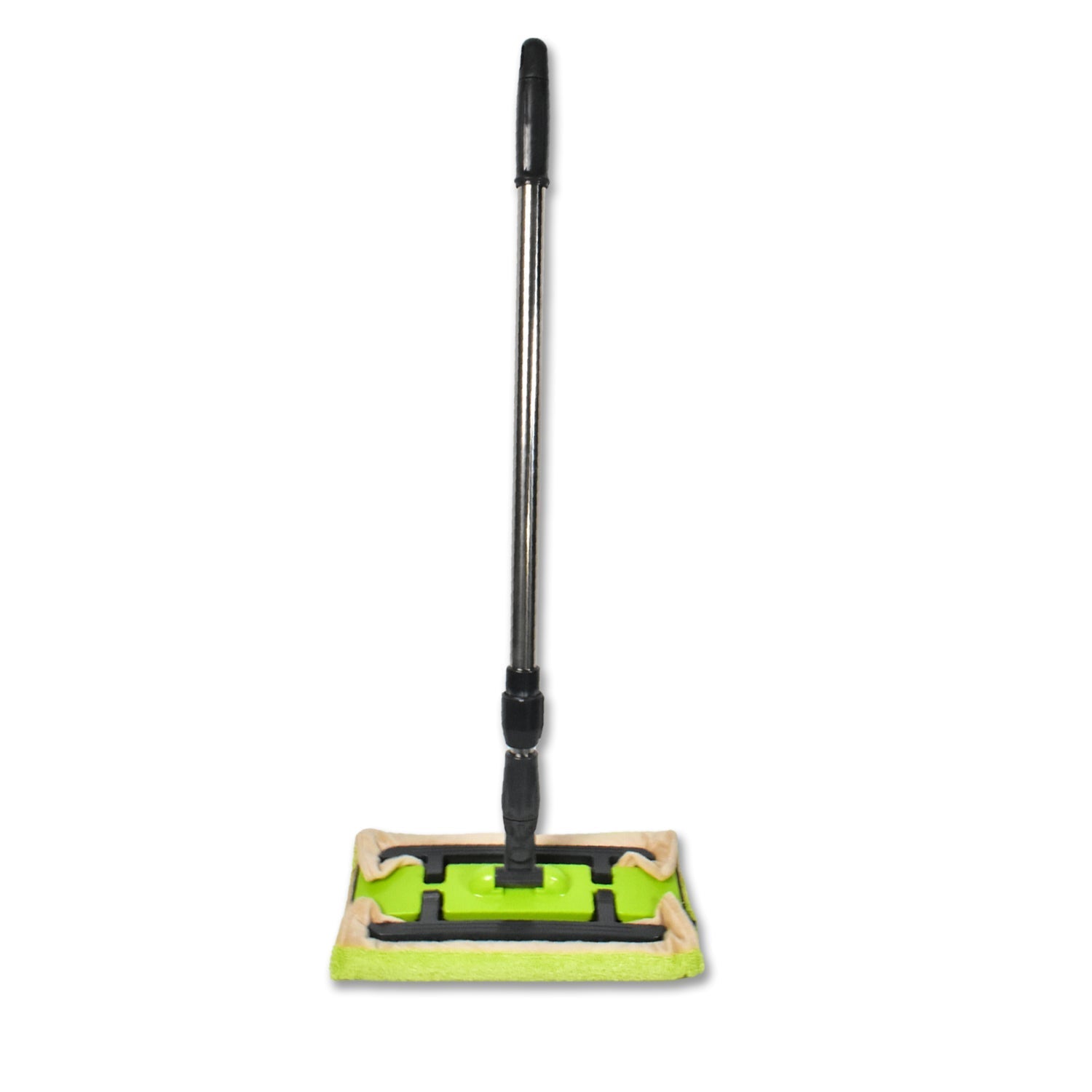 7870 DRY CLEANING FLAT MICROFIBER FLOOR CLEANING MOP WITH STEEL ROD LONG HANDLE DRY MOP