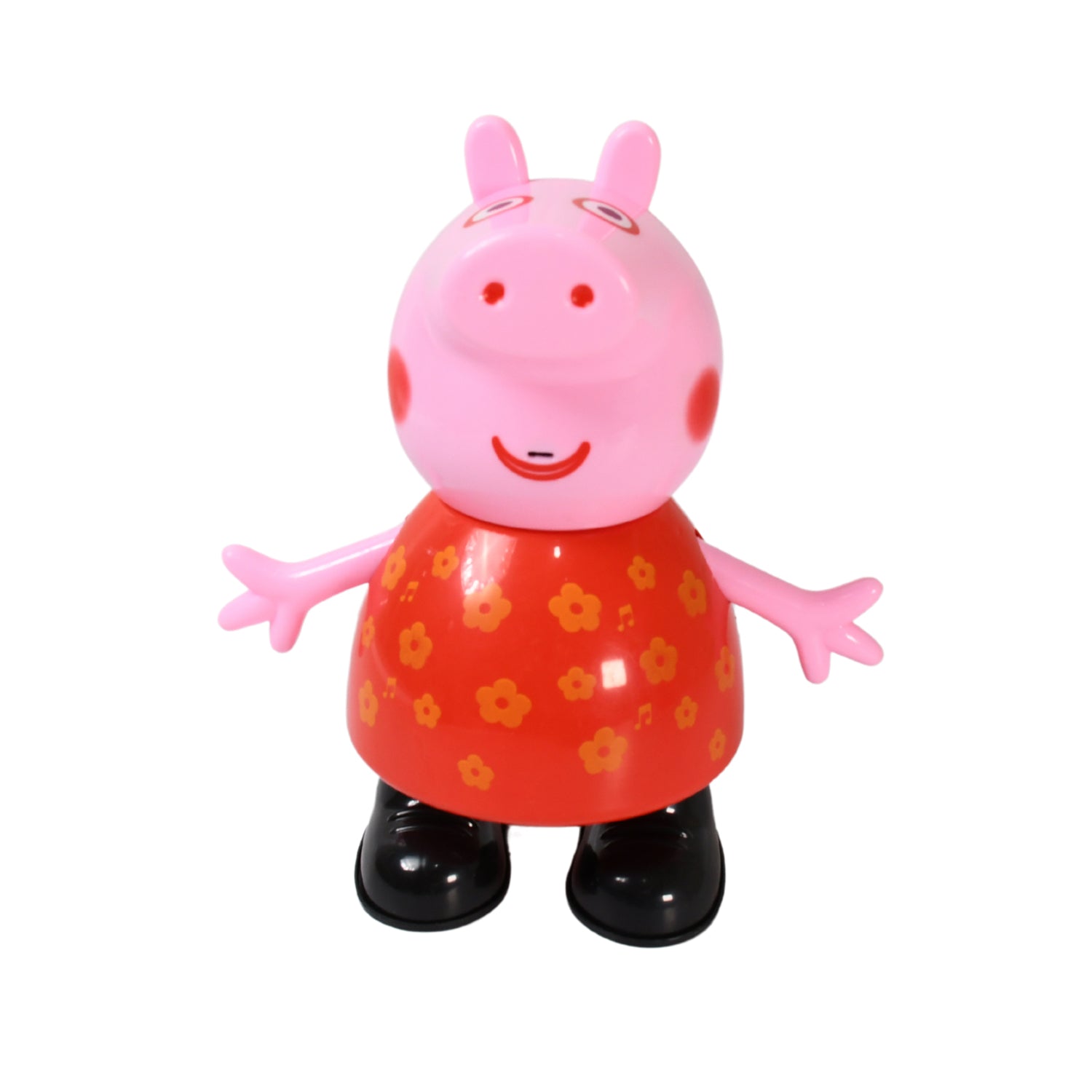 17926 Pig Children Play toy, Pretend Play Toy Fun Gift for Kids, Movable Hands, Legs Pig Pretend Play Toy Set for Kids Children with Soft Rubber Material (1 Pc / Battery Not included)