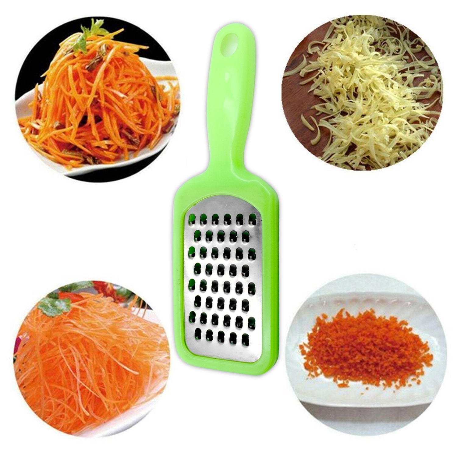 2586 Plastic Vegetable Kitchen Grater/cheese Shredder With Grip Handle