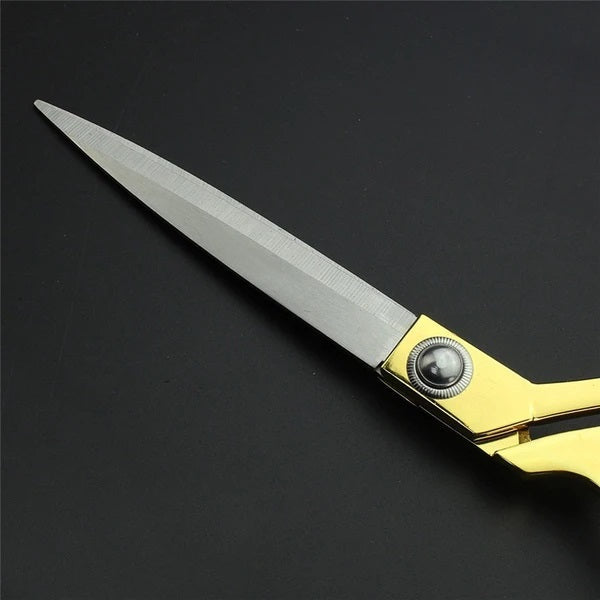 1546 Stainless Steel Tailoring Scissor Sharp Cloth Cutting for Professionals (8.5inch) (Golden)