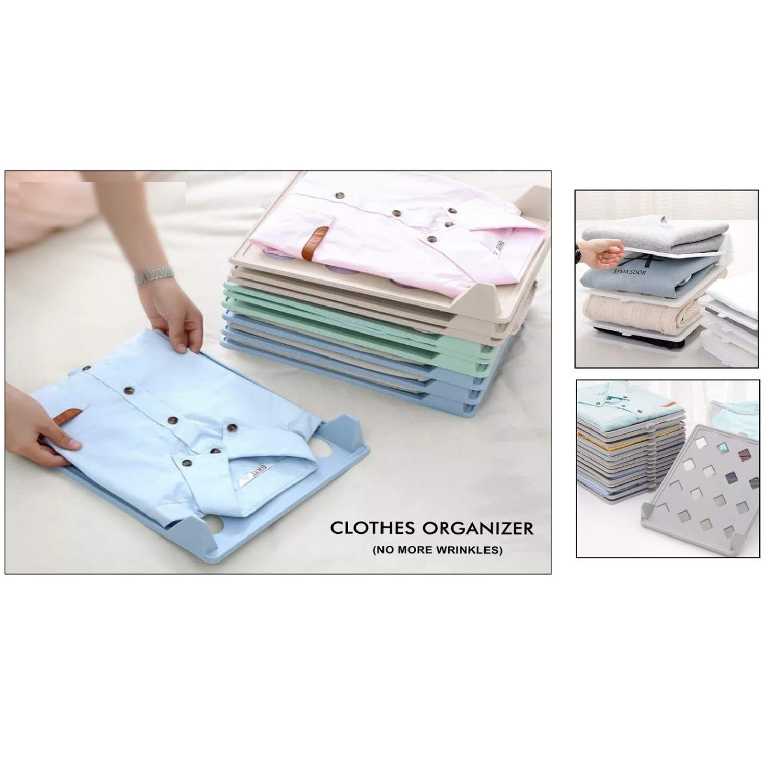 6129 1 Pc Cloth Organiser used in all household and ironing shops in order to assemble the cloths and fabric in a well-mannered way.