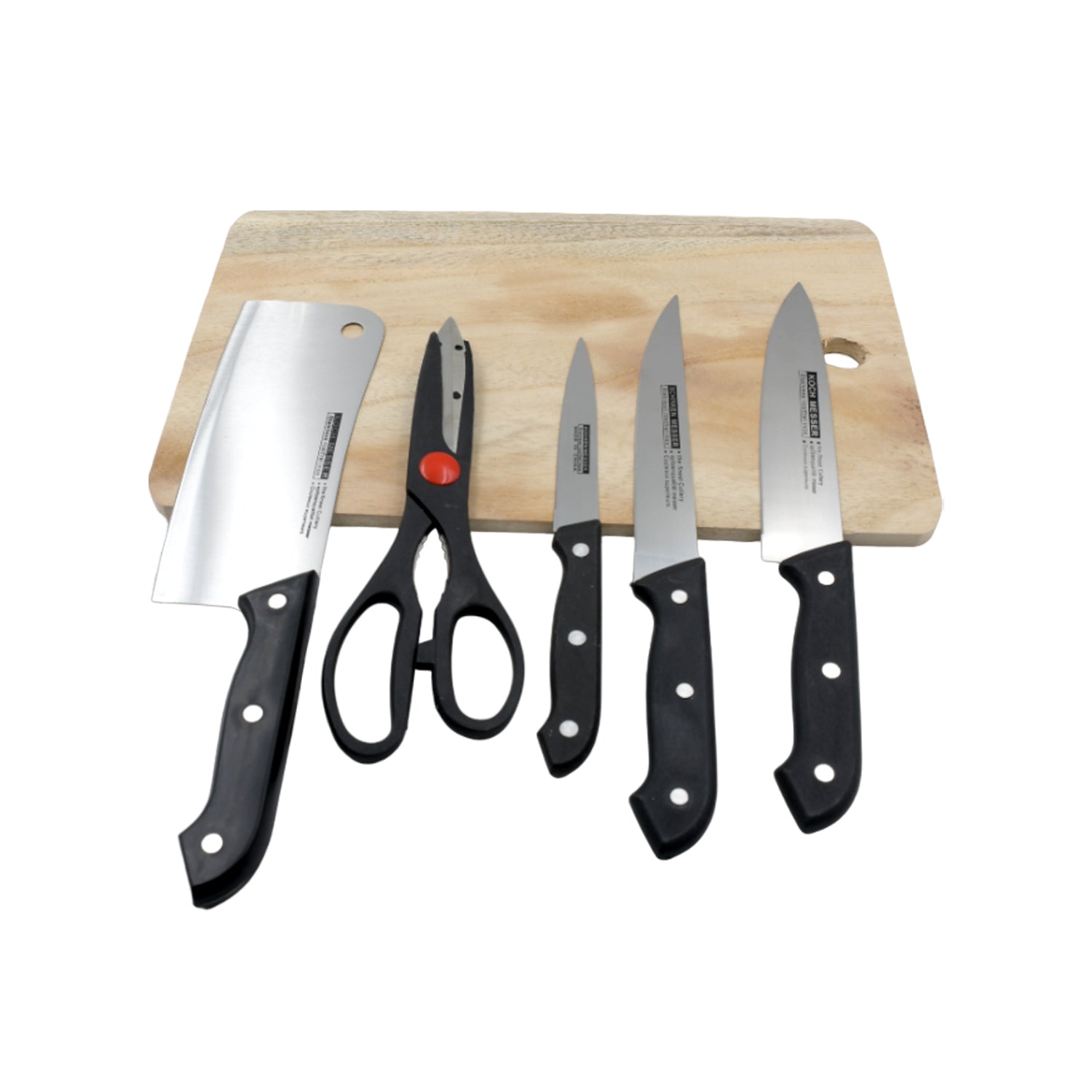 2310 Stainless Steel 6 Piece Kitchen Knife Knives Set For Home Restaurant