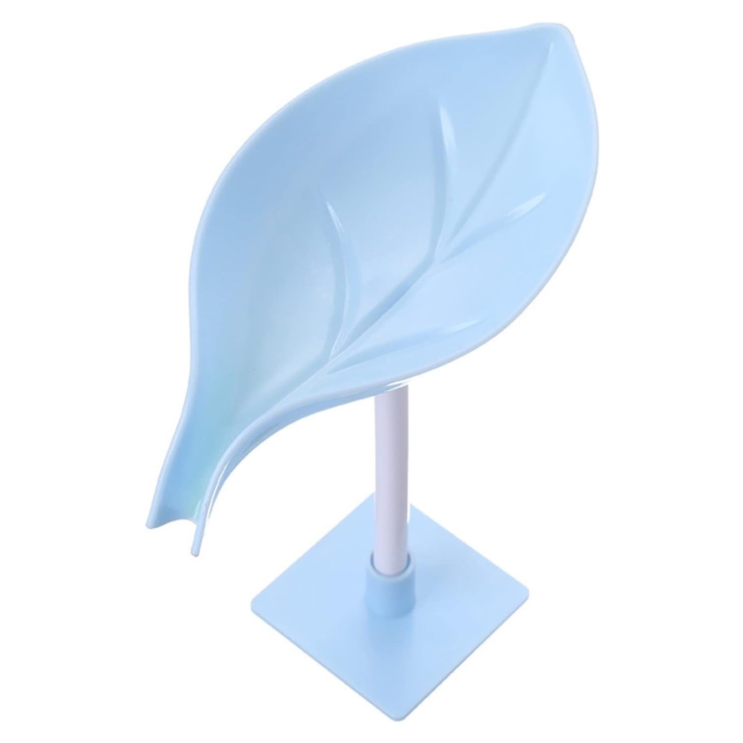 4084 Soap Holder Leaf-Shape Self Draining Soap Dish Holder, With Suction Cup Soap Dish Suitable for Shower, Bathroom, Kitchen Sink