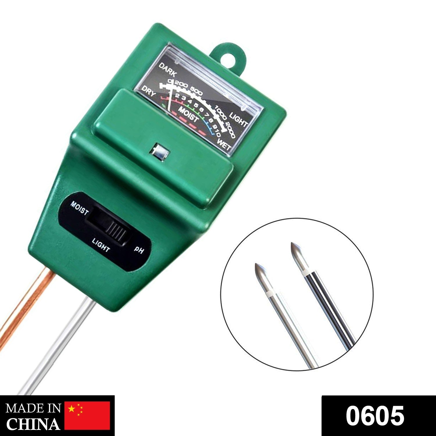 605 -3 Way Soil Meter (pH Testing Meter)