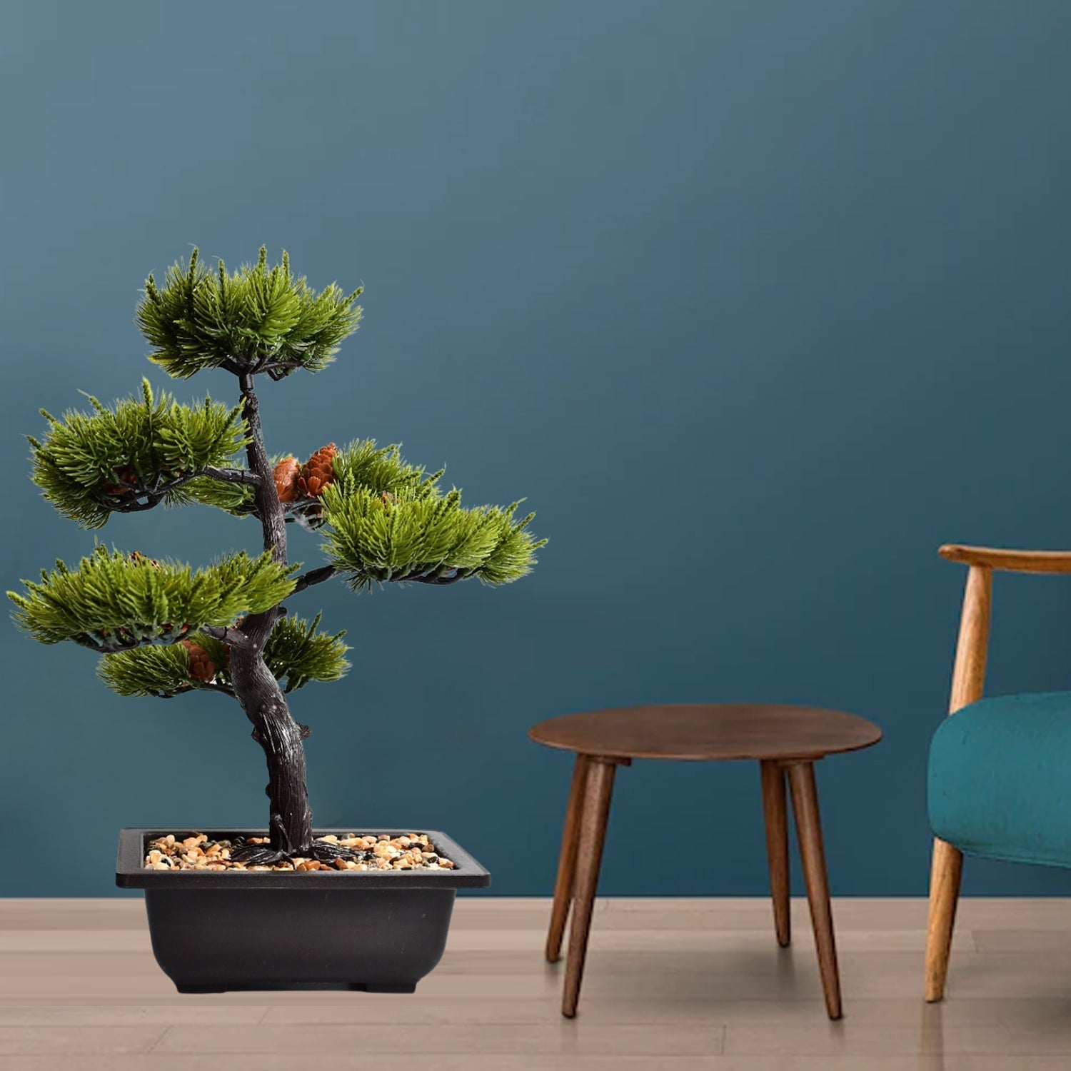 4938 Artificial Potted Plant with Square Pot