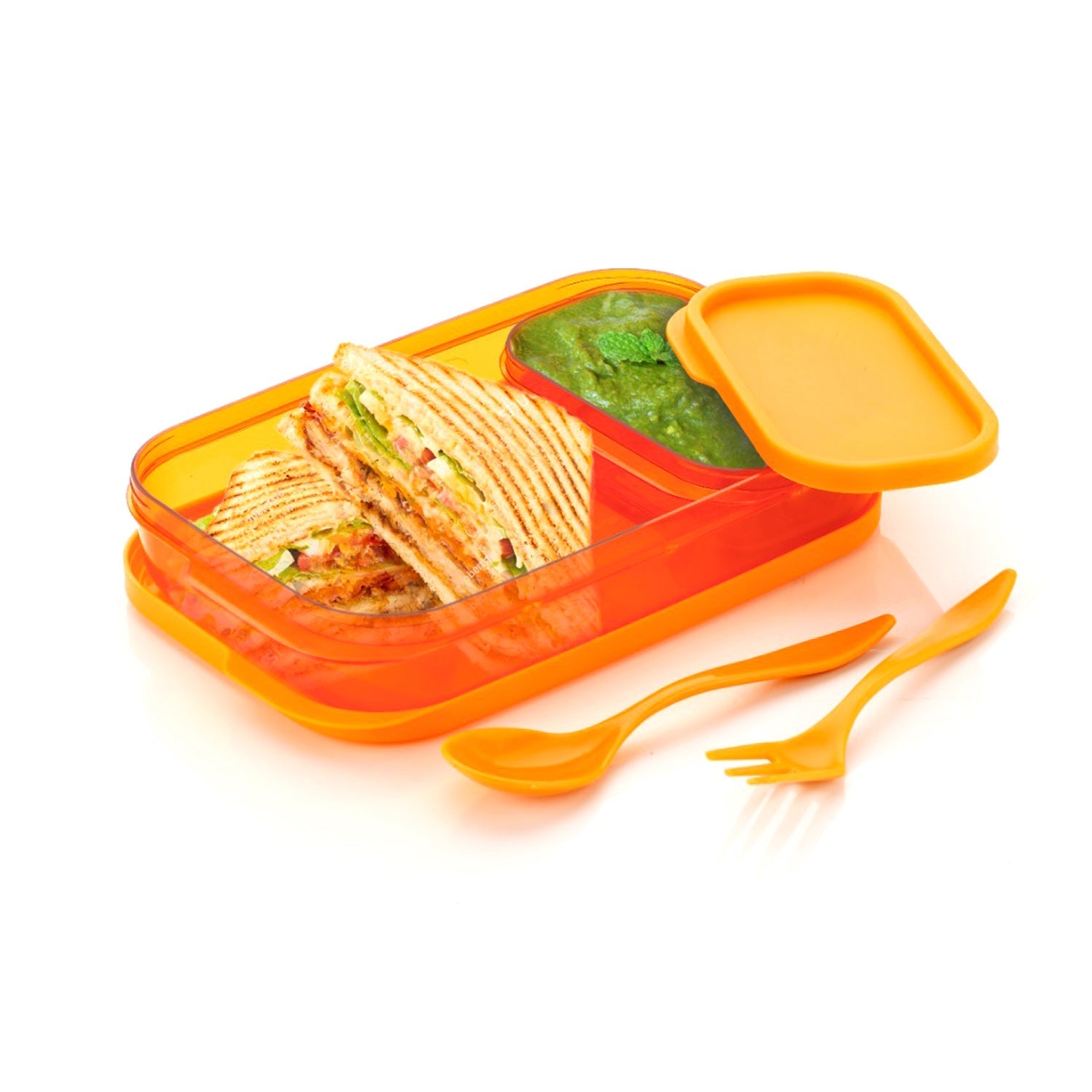 2044 Premium Lunch Box for kids for school and picnic. Containers with Spoon and fork.