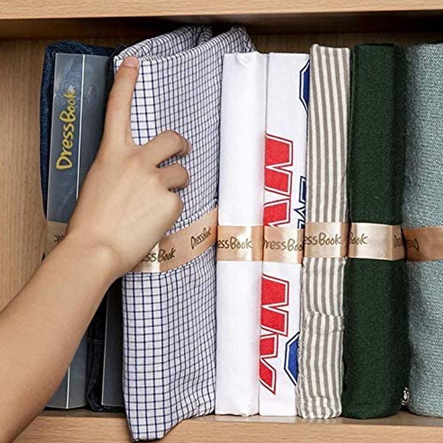 4026 DressBook T Shirt Folder Soft Bendable Folding Board Clothes Folder Storage Organizer ( 5 pcs )