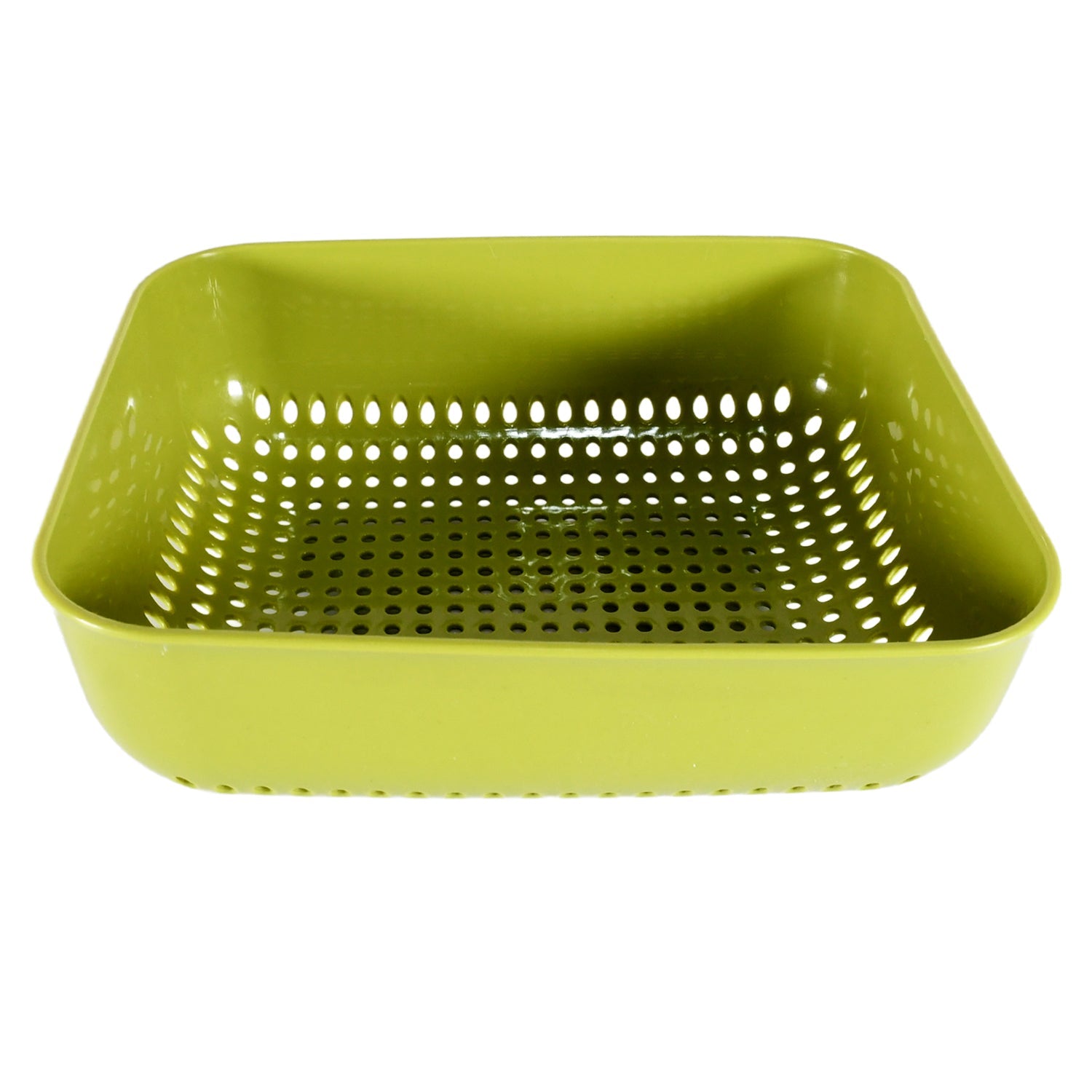 8181 Multipurpose Small Plastic Kitchen Basket, Vegetables and Fruits Washing, Basket (20x17 Cm)