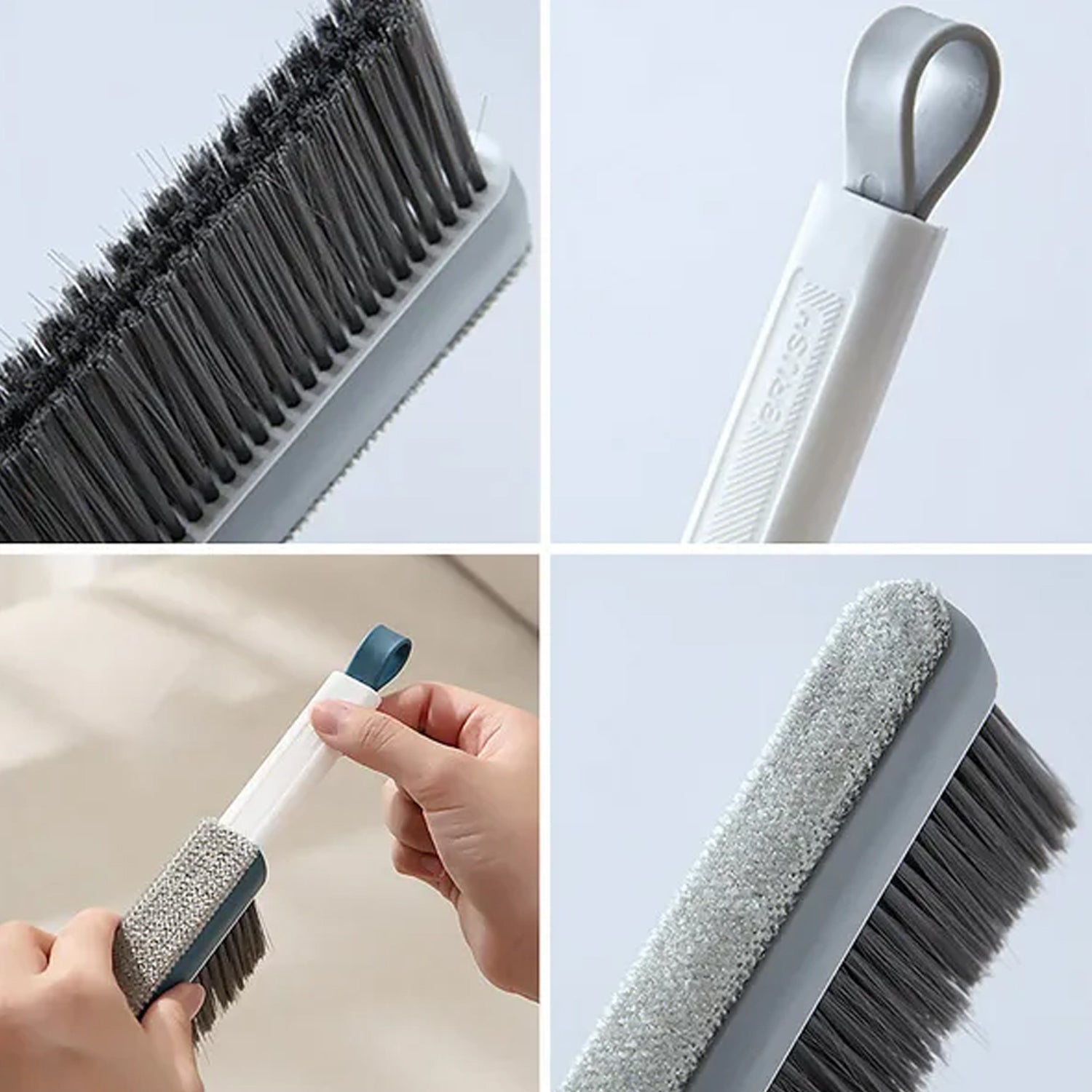 6619 Retractable Long-Handled Brush Household Cleaning Bed Sweeping Brush For Cleaning Car / Bed / Garden