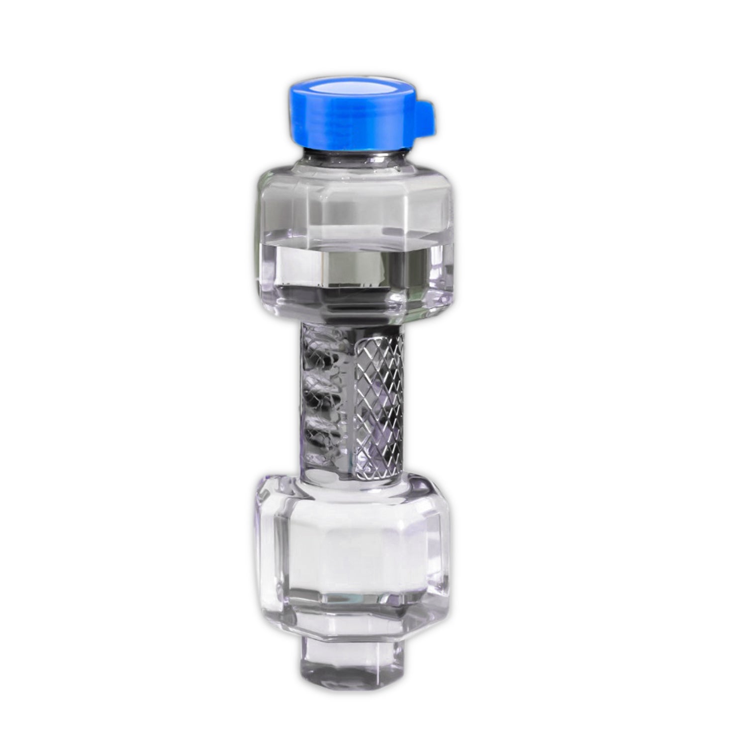 0754A Unbreakable Plastic dumbbell Shape Water Bottle