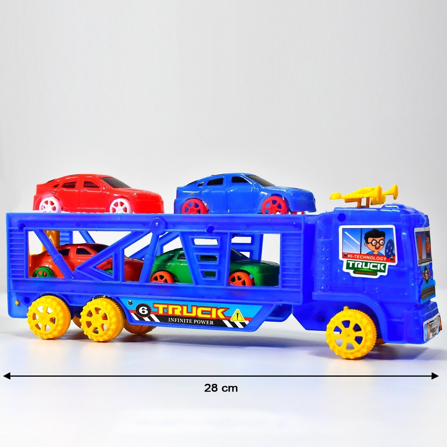 4442 Toy Set Truck with 4 Mini Cars Toy Vehicles for Children