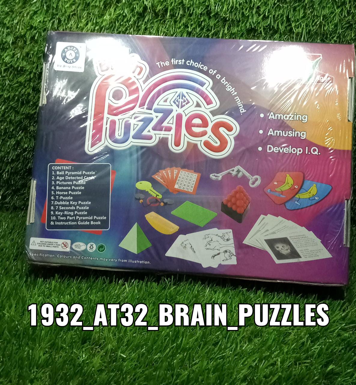 1932 AT32 Brain Puzzles and game for kids for playing and enjoying purposes.