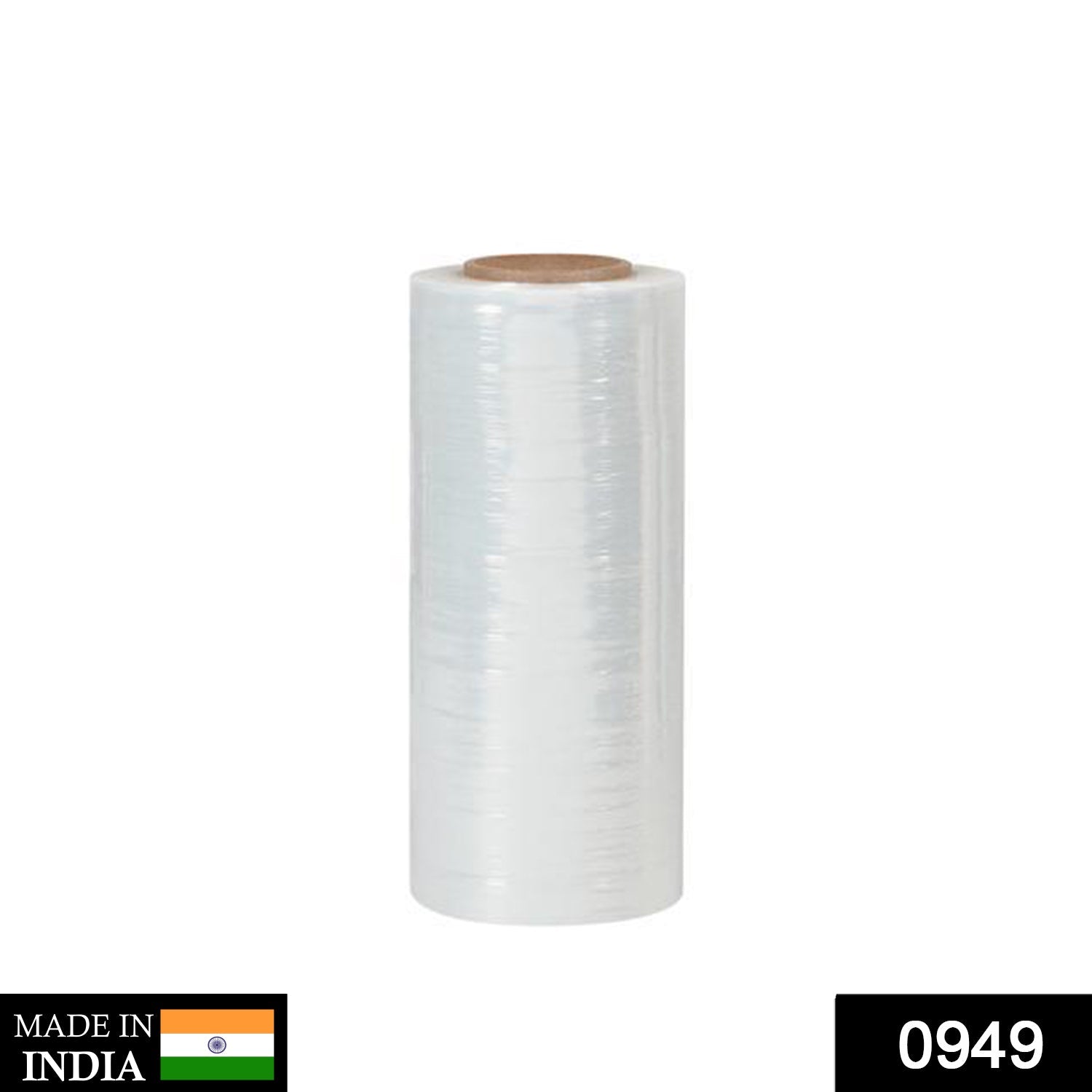 949 Stretch Wrap Roll for Luggage Packing/Wrapping (White Stretch Film per KG any size)