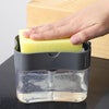 1273 2 in 1 Soap Pump Dispenser Sponge Holder Kitchen Sink Soap Holder Dispenser