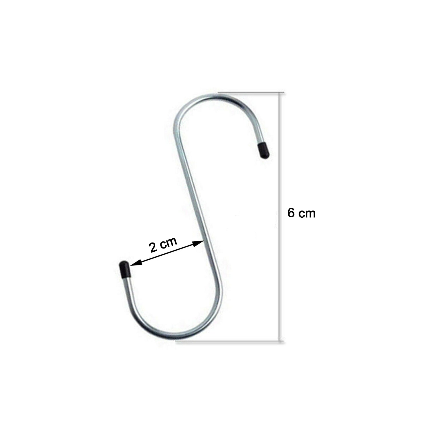 6120 6 Pc S Hanging Hook used in all kinds of places for hanging purposes on walls of such items and materials etc.