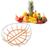 5256 Leaf Fruit Bowl Attractive Fruit Bowl Steel 23cm For Kitchen & Home Use