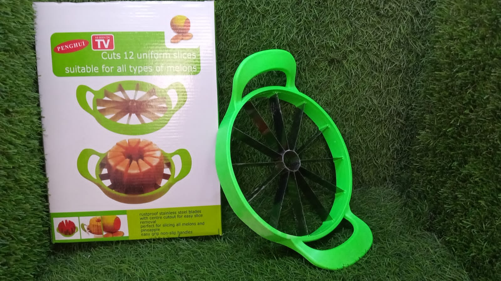 5357 Watermelon Slicer Cutter Steel Fruit Perfect Corer Slicer Kitchen Tools