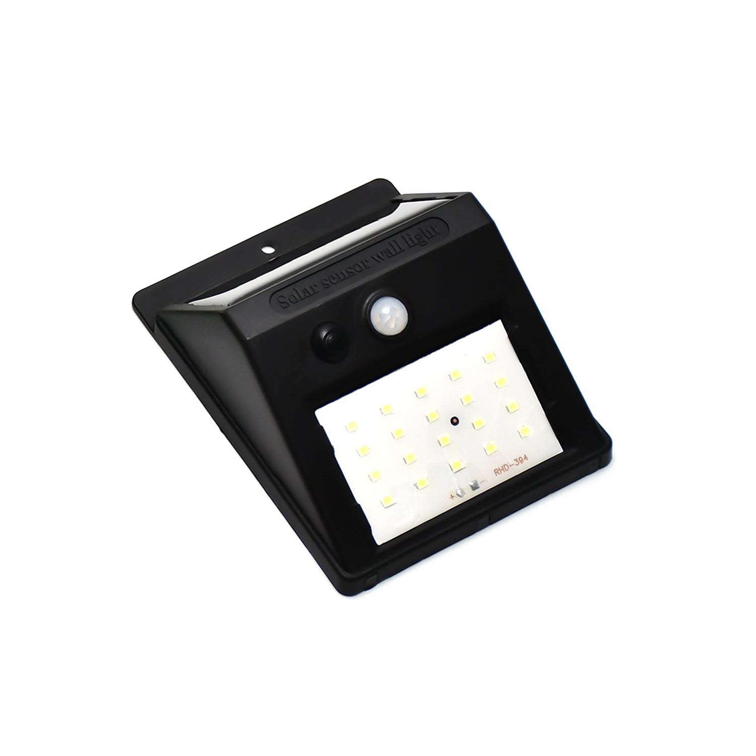 6608 White Solar Wireless Security Motion Sensor LED Night Light for Home Outdoor/Garden Wall.