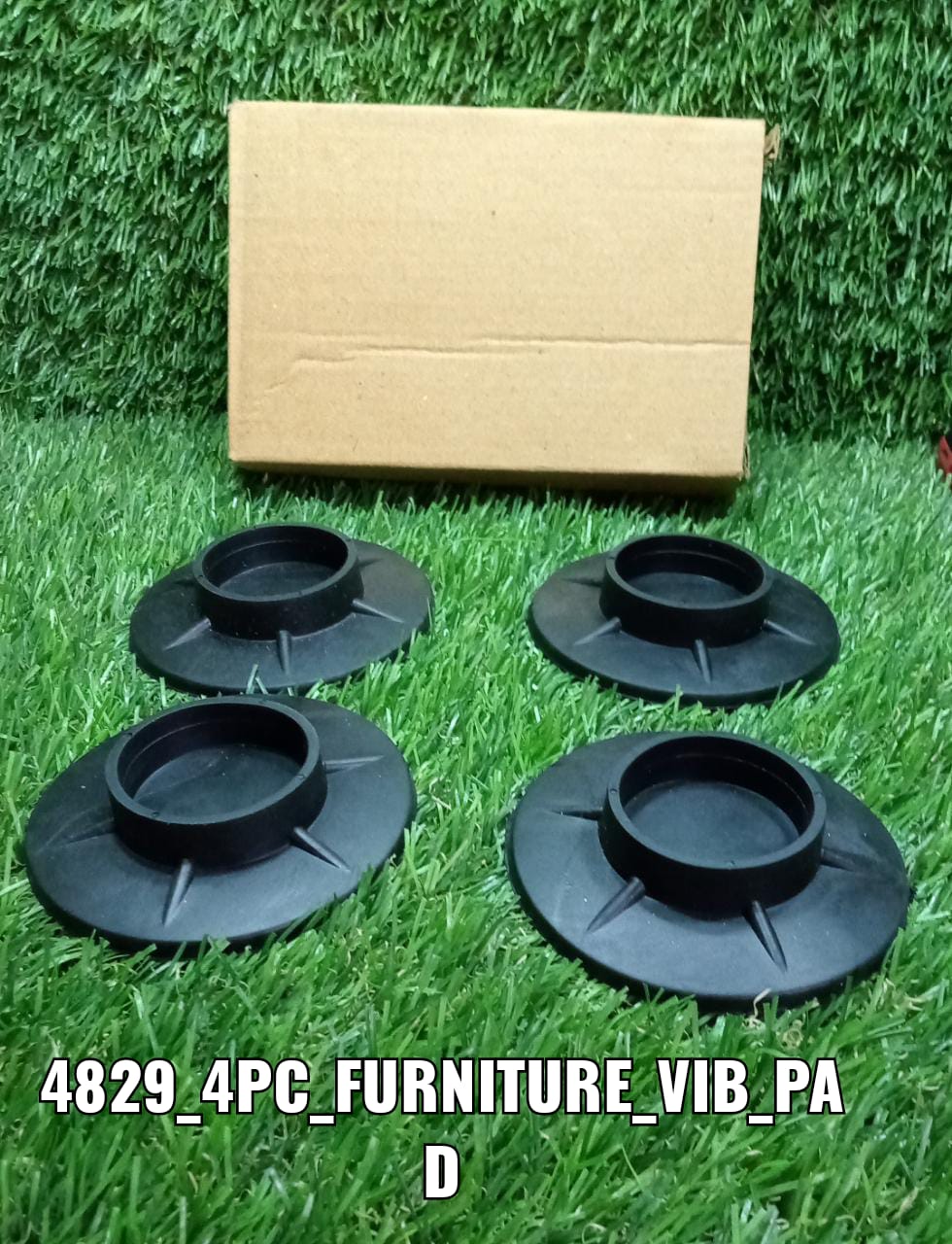 4829 4 Pc Furniture Vibration Pad used to hold and supporting tables and stools in all kinds of places like household and official etc.