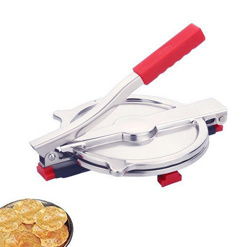 0793 Manual Stainless Steel Puri Press Machine/Maker with Handle (6 inch)