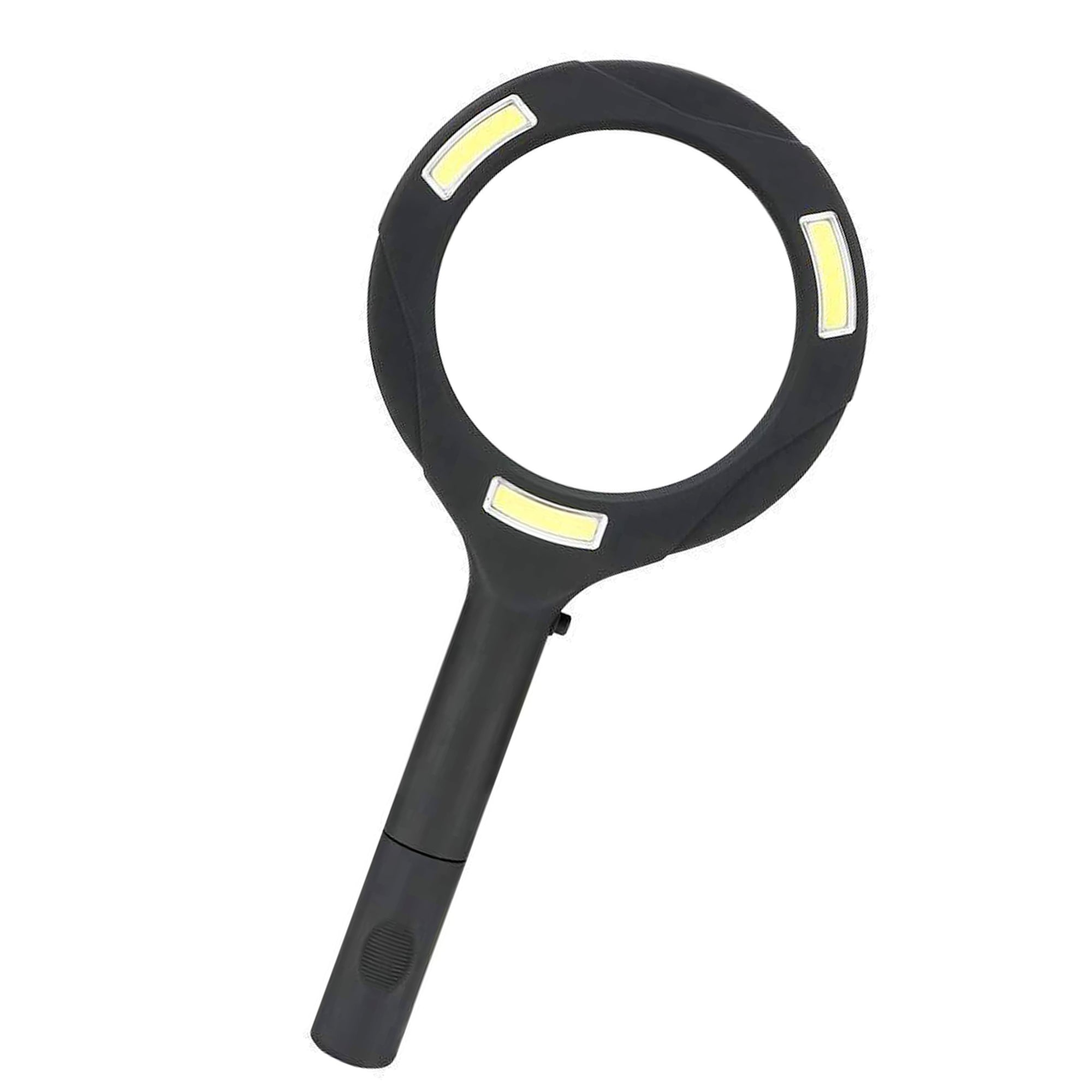 1573 Magnifying Glass with 3 Led Light 3X Power and Rubberized Handle