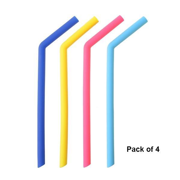 584 Food Grade Silicone Straws (4pcs)