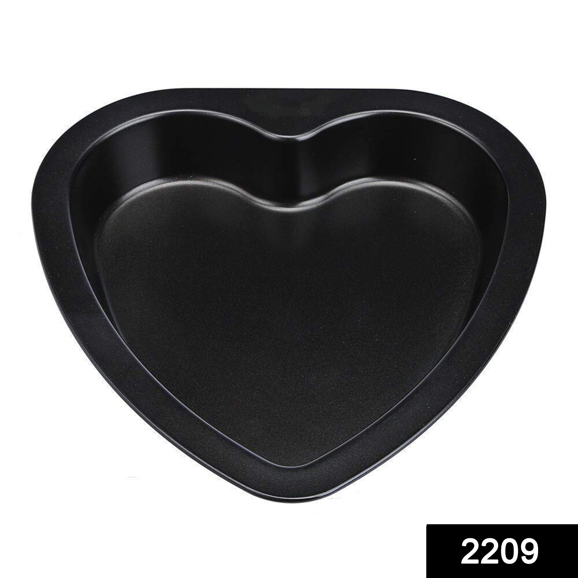 2209 Heart Shape Cake Mould Non Stick  Steel 1 kg Cake Baking Tray ( 23cm)